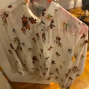 Fun button down blouse